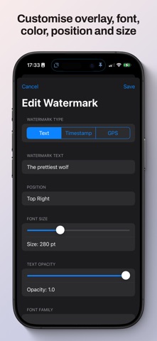 MarkCam: timestamp & watermark screenshot