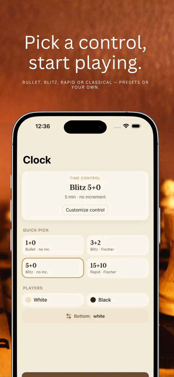 Screenshot #2 pour Chess Clock: Game Timer