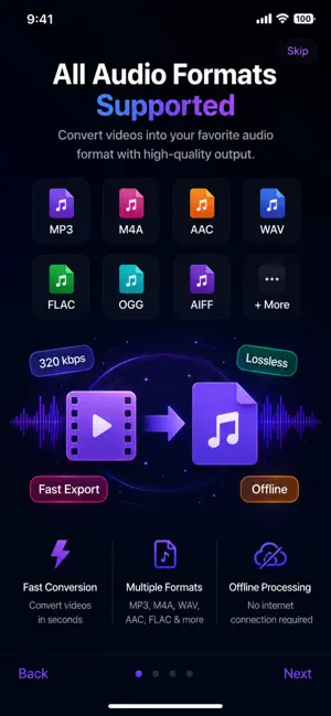 MP3 Converter: Videos to Audio screenshot 1