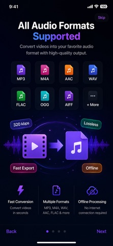 MP3 Converter: Videos to Audio iPhone screenshot