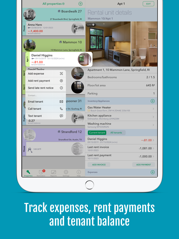 Screenshot #4 pour Gestion Locative: Landlordy