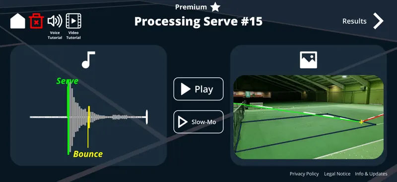 Tennis Serve Speed Tracker screenshot 2 of 10