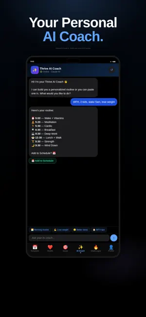 Thrive - AI Routine screenshot 4