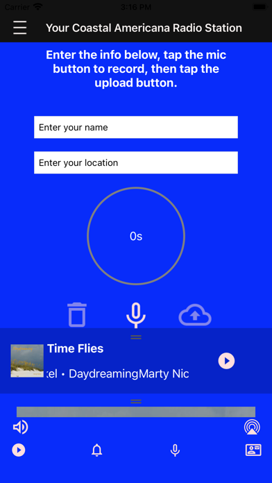 Screenshot 4 of Tiki Man Radio App