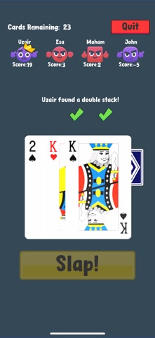 Slap Card Game screenshot