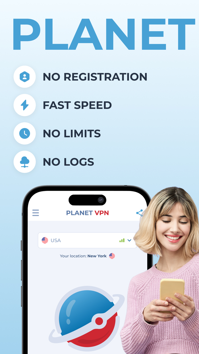 Free VPN Planet - Secure Proxy
