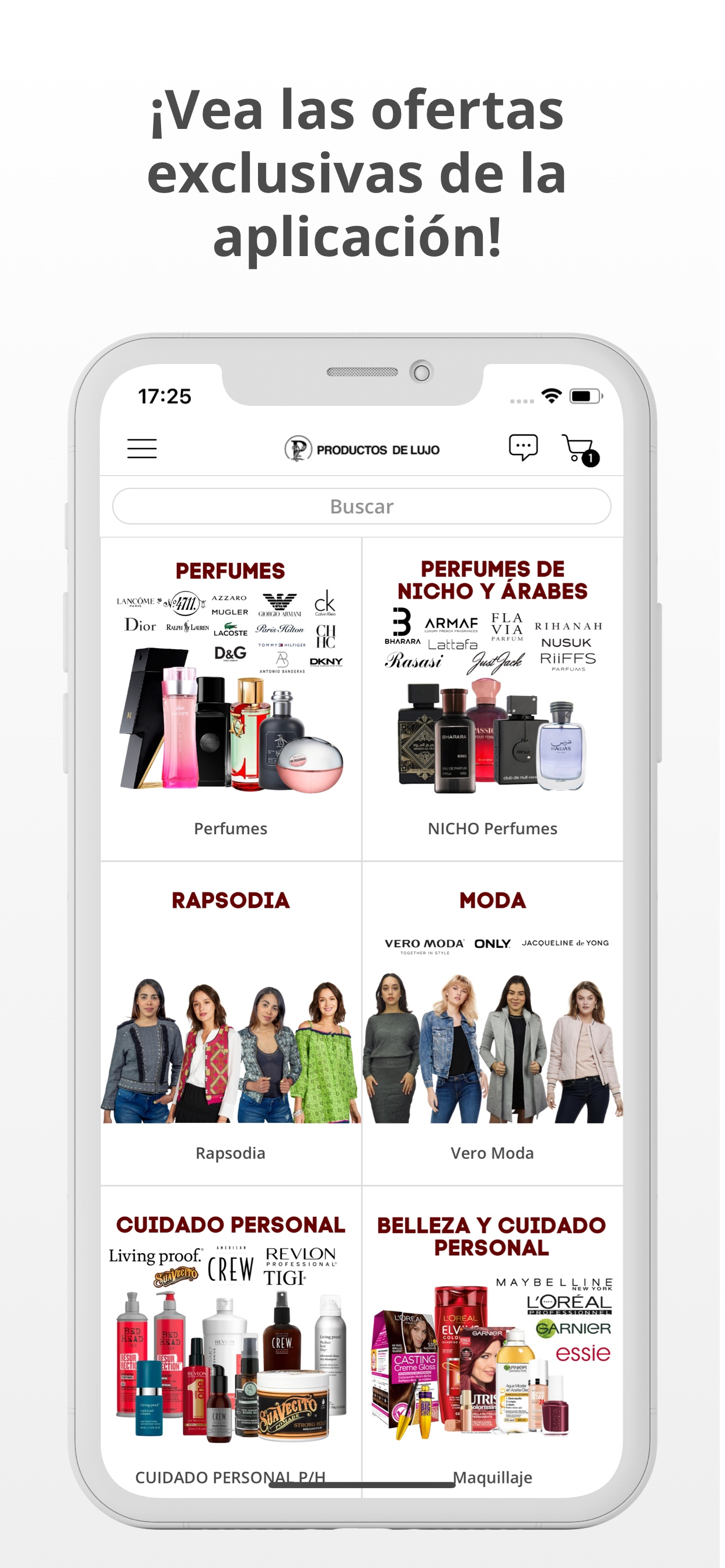 Productos de Lujo App