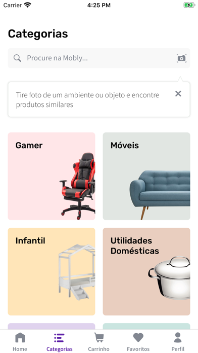 Mobly: decoração e móveis Screenshot