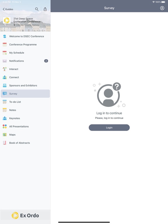 Ex Ordo app screenshot 2