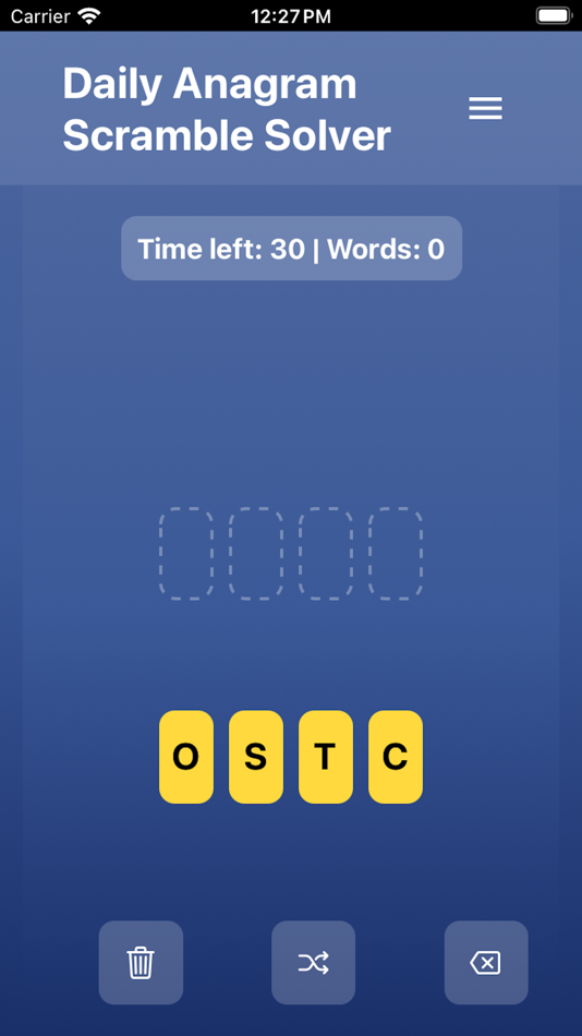 #1. Daily Anagram Scramble Solver (iOS) Podle: Ask Lou Studios