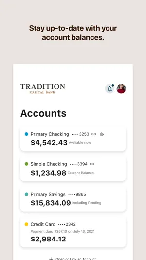 Tradition Capital Bank screenshot 2