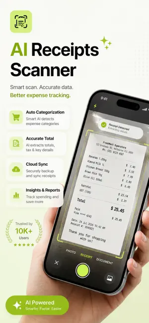 Receipt Scanner - Easy Expense screenshot 1