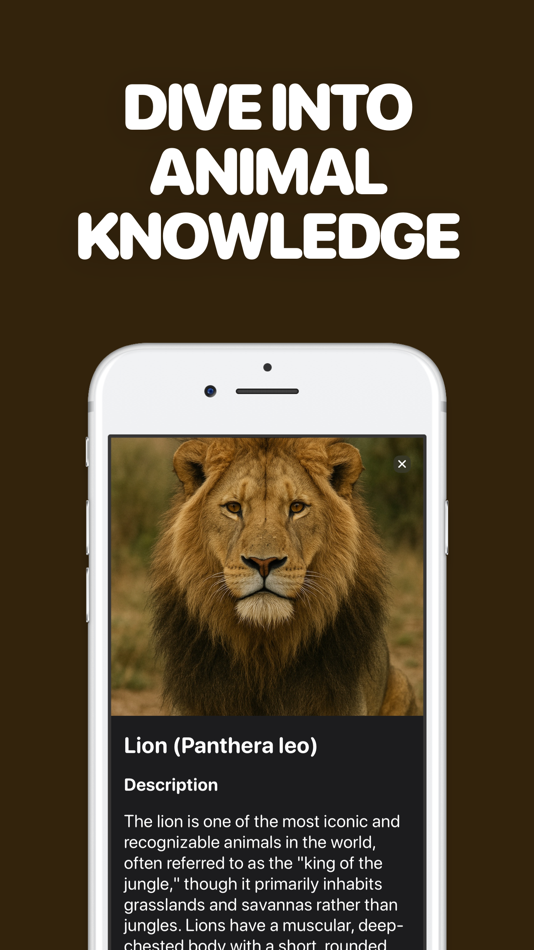 #2. Identify Animals with AI (iOS) 来自: Dzmitry Yurkouski