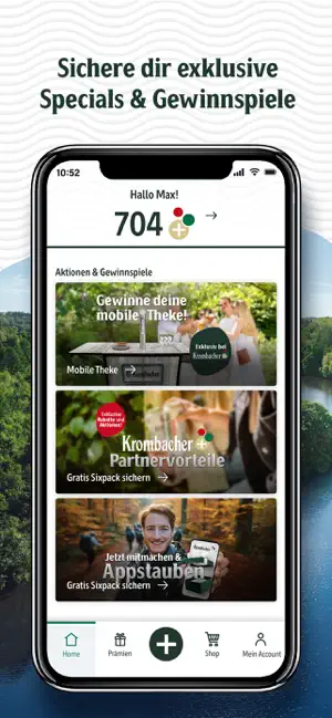 Krombacher iPhone screenshot 2