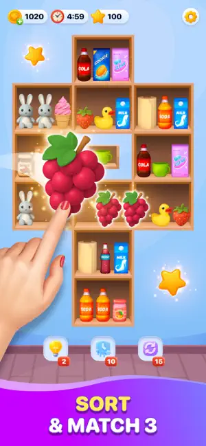 Tidy Shelf: Sort & Match Game screenshot 1