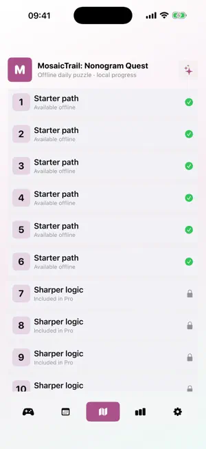 MosaicTrail: Nonogram Quest screenshot 3