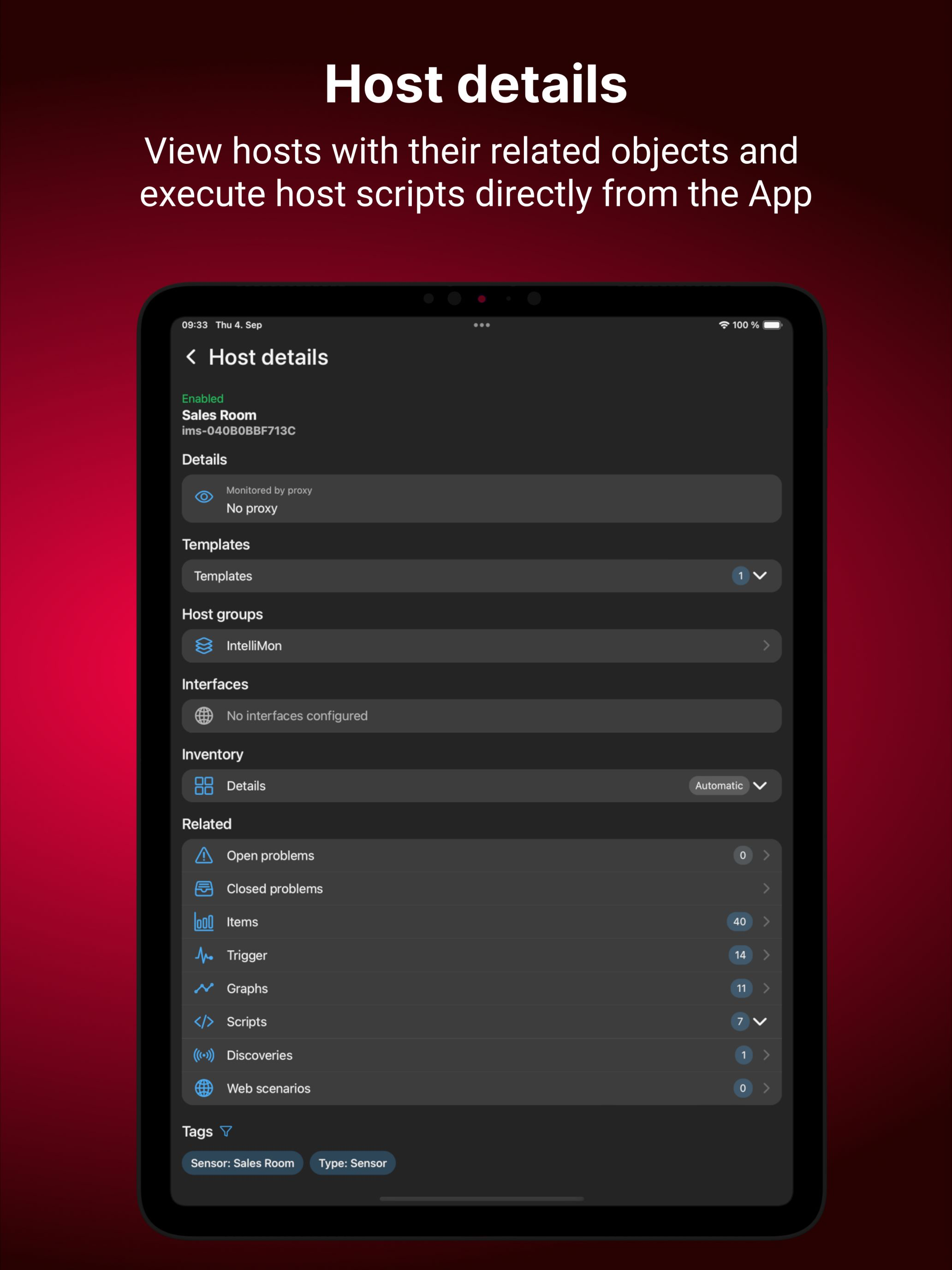 IntelliTrend Mobile for Zabbix