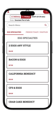 Gourmet Pie and Cafe screenshot