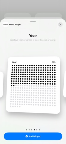 Mono Widget screenshot