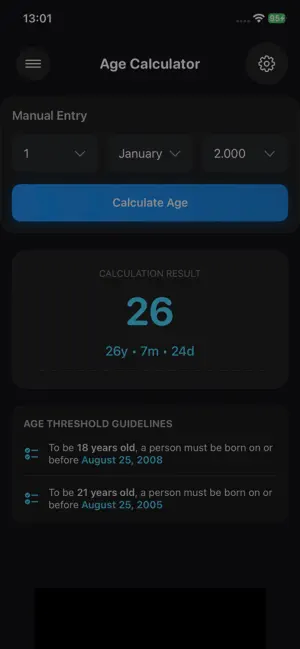 Age Calculator Birthdate screenshot 2