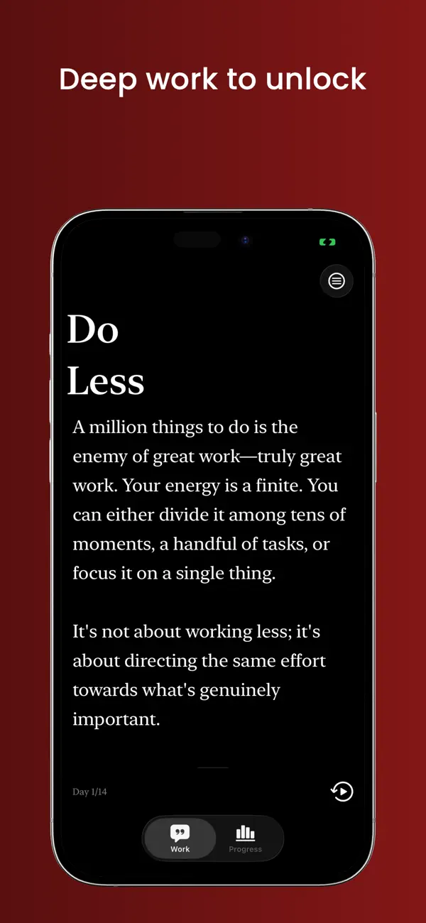 Screenshot #3 pour Deep Work Everyday