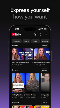 YouTube Studio screenshot 3