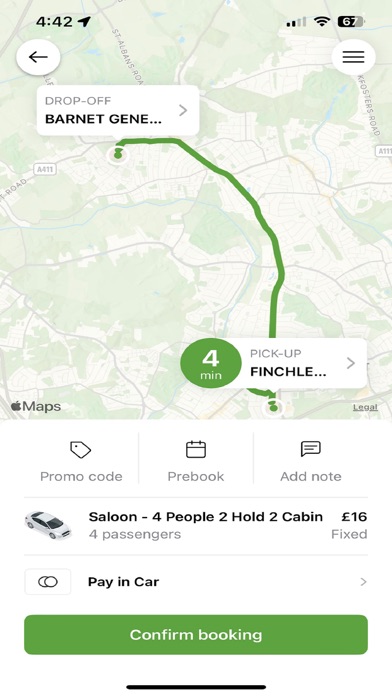 Screenshot #2 pour Abetta - Rides & Couriers