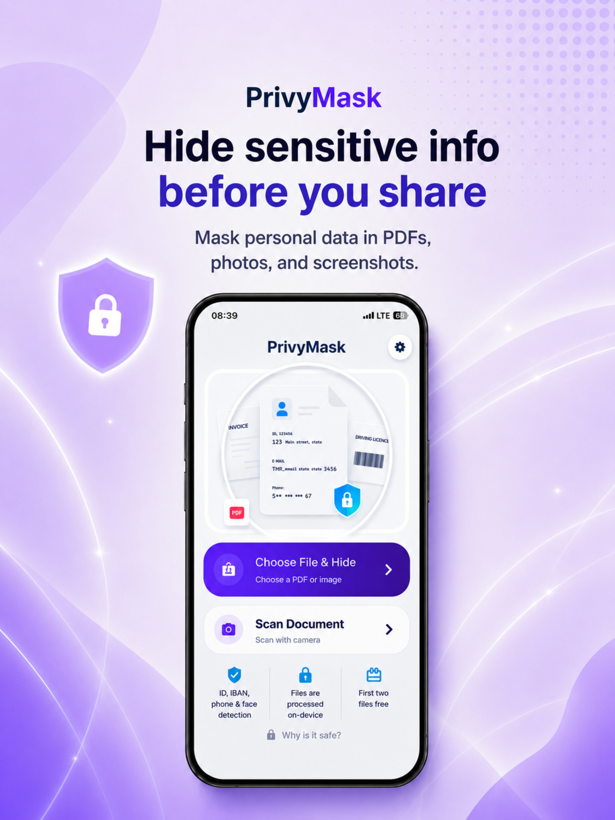 PrivyMask: Redact PDF & Photo screenshot 5
