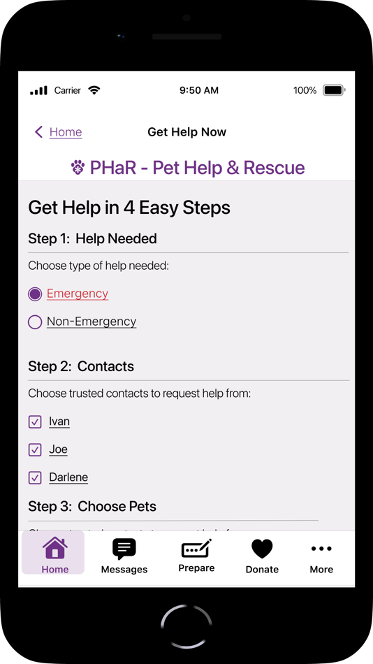 #2. Pet Help & Rescue (iOS) Podle: Animal Help Now