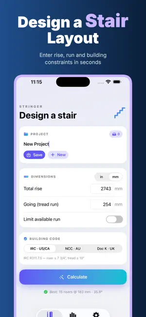 Stringer: Stair Layout screenshot 1