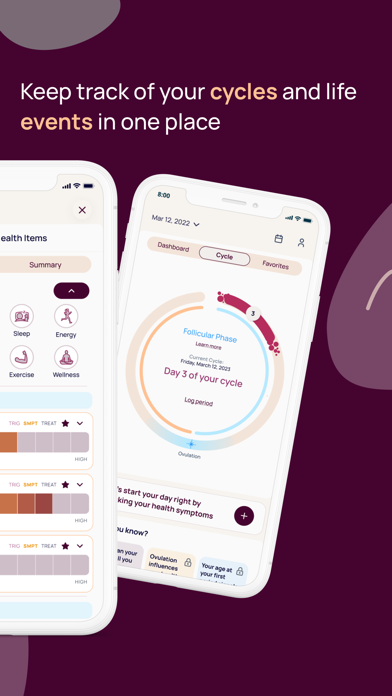 Ourself Women's Health Tracker Screenshot