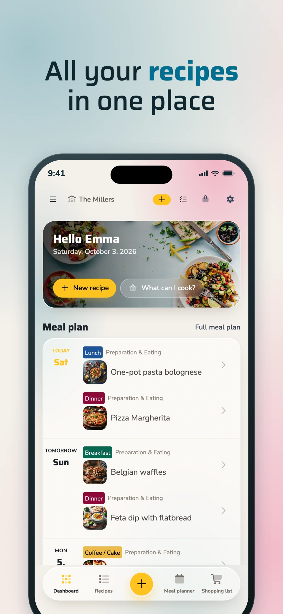 Cookbook Manage & save recipes screenshot