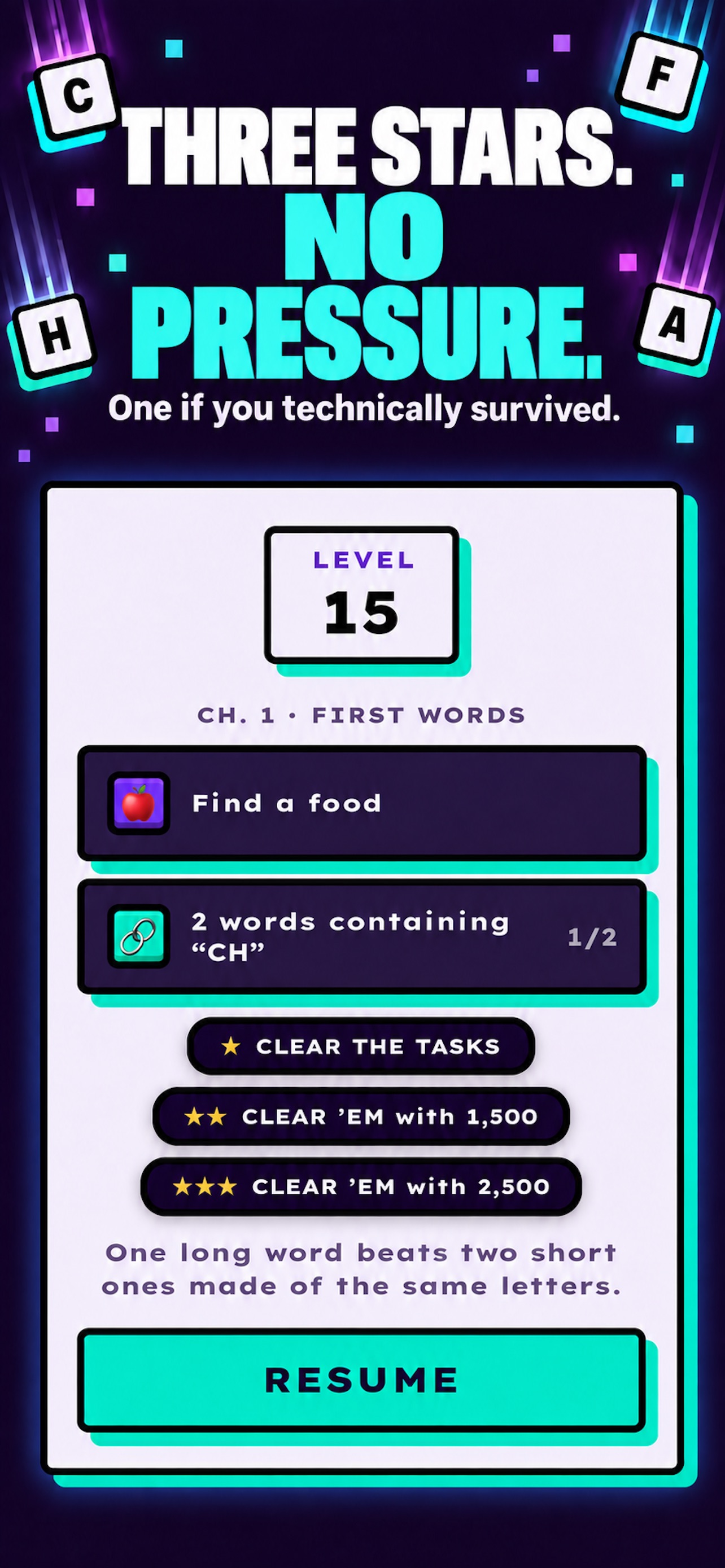 Screenshot 10 of WordsDown: Falling Word Puzzle
