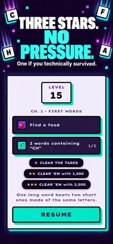 WordsDown: Falling Word Puzzle Screenshot 10 of 10