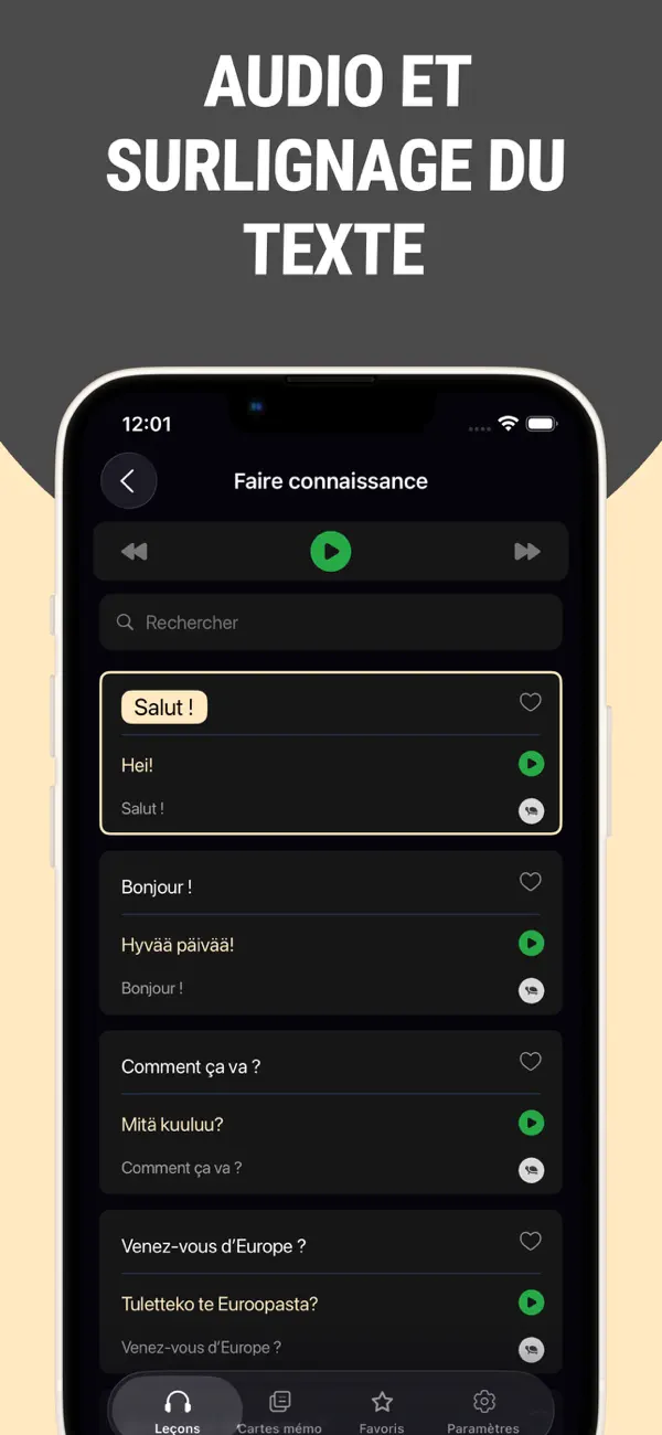 Screenshot #2 pour Apprenez le finnois facile