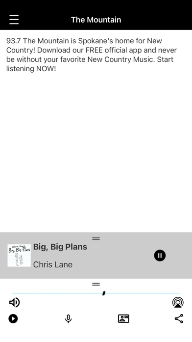 93.7 The Mountain iPhone screenshot 3 - Entertainment app