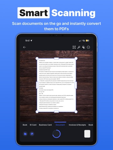 PDF Format Converter iPad screenshot