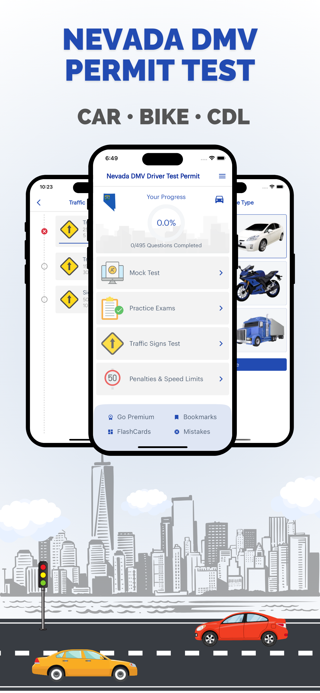Nevada DMV Drivers Permit Test