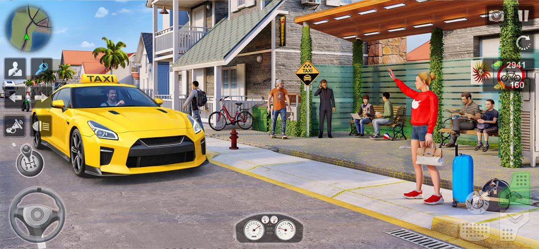 City Taxi Simulator Taxi games screenshot 4
