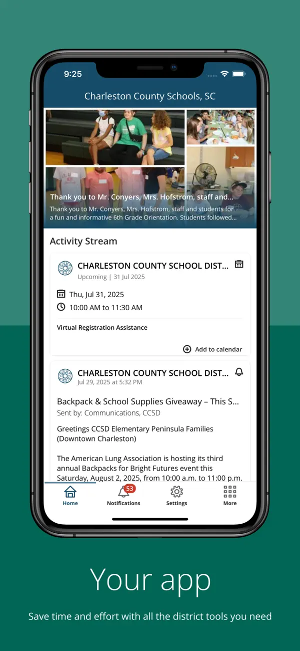 Screenshot #1 pour Charleston County Schools, SC