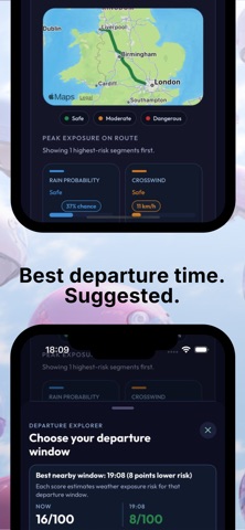 Ryddar: Ride Weather & Safety screenshot