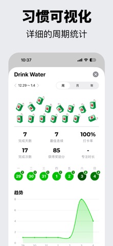 呱呱计数 - 习惯打卡软件 screenshot