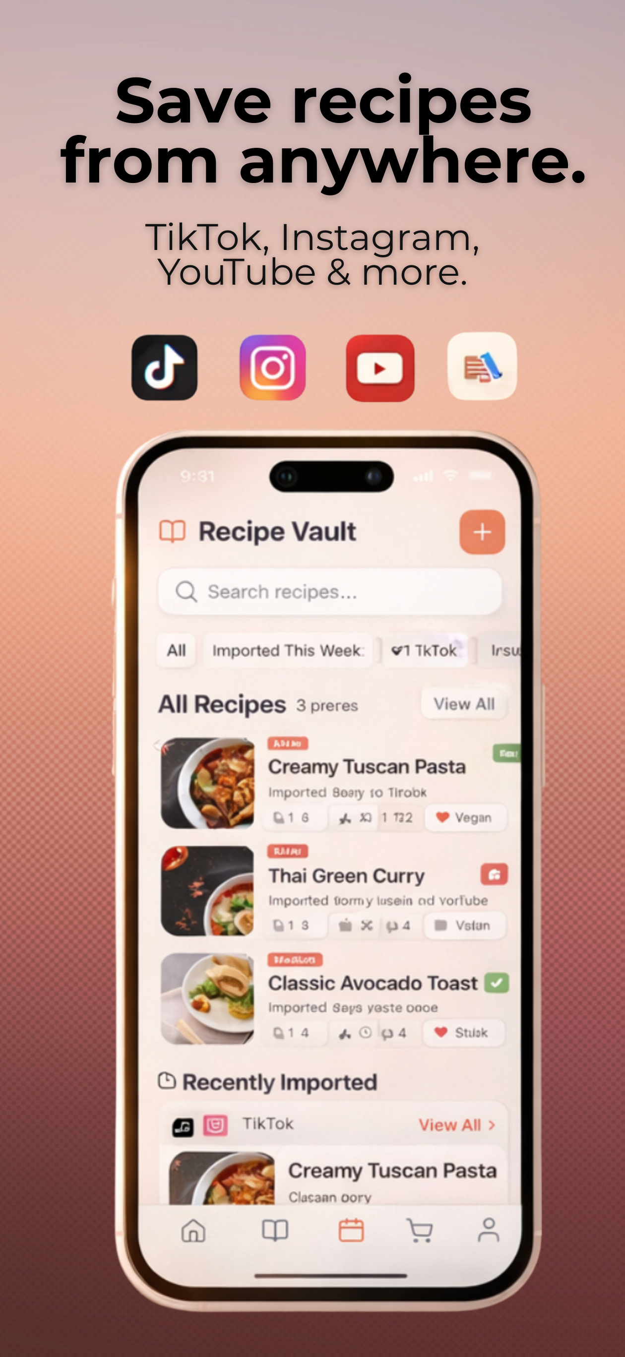 RecipeVault: Recipe Keeper