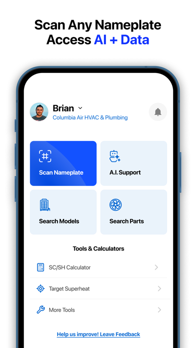 Bluon HVAC Screenshot