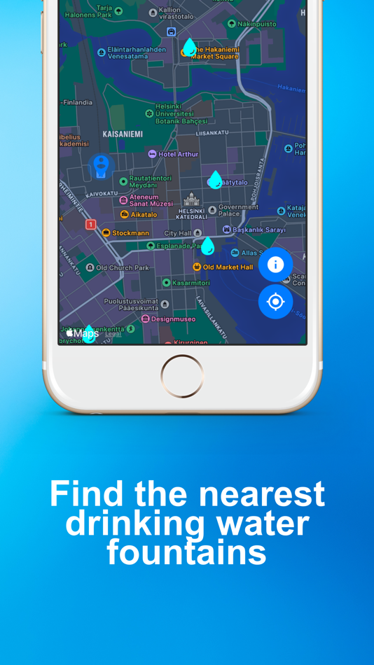 #2. Helsinki Water Map (iOS) Podle: OMER KARACAY
