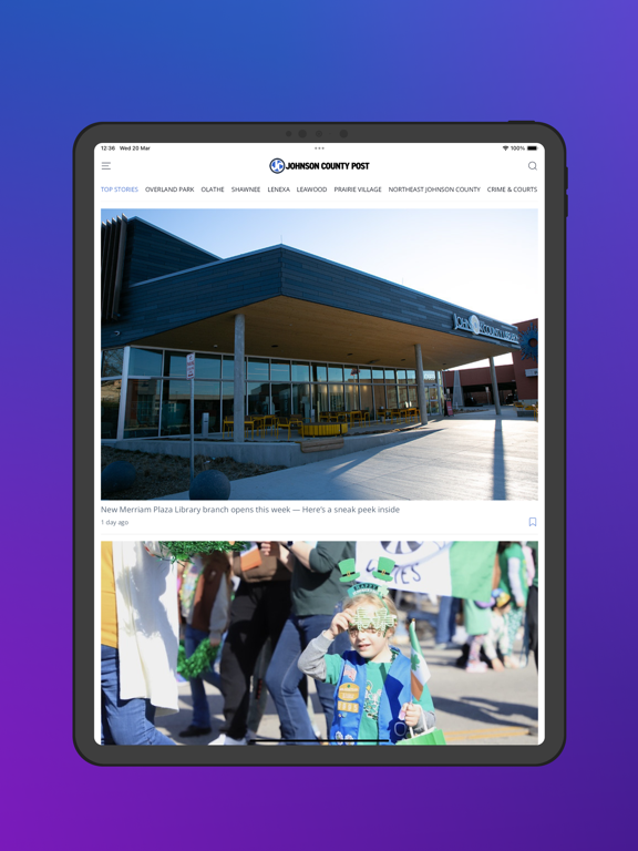 Johnson County Post iPad screenshot