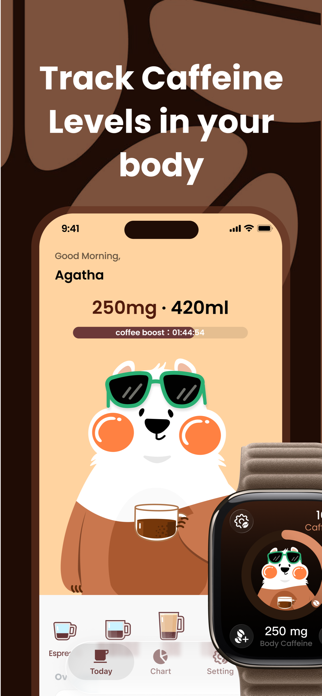 Coffee Tracker - CoffeeWatch Screenshot 1 of 6