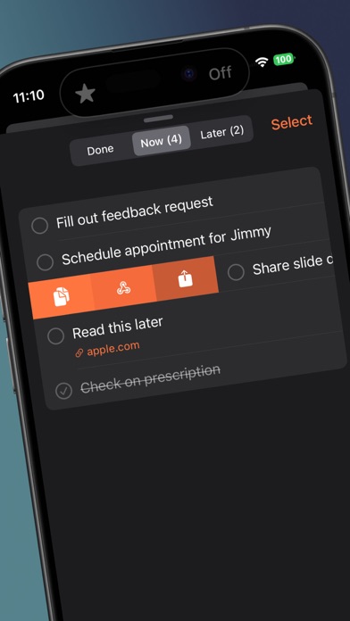 Defer: Capture Tasks iPhone screenshot 4 - Productivity app