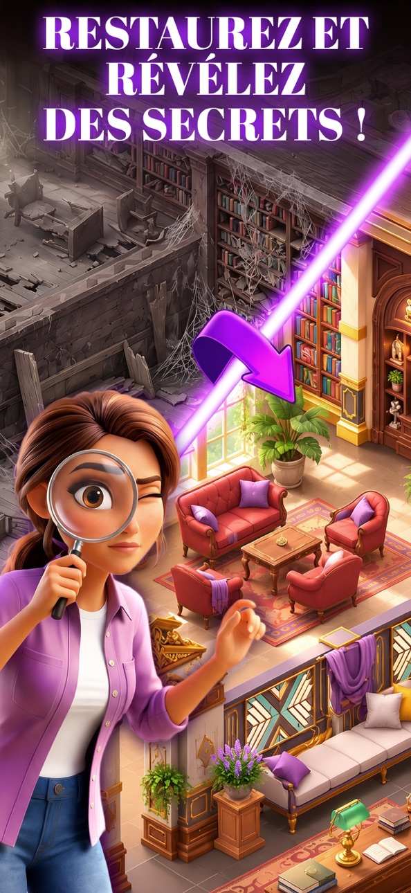Solitaire Story: Ava's Manor iOS Mod IPA screenshot 6 - iOS game interface