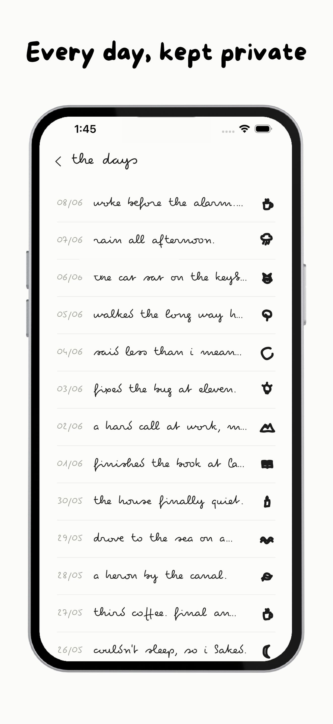 triday: daily diary screenshot 4